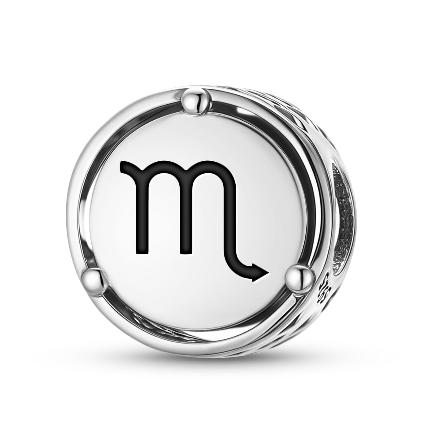925 Sterling Silver Astrology Scorpio Charms For Bracelets & Necklaces Pendants Beads Jewelry Fit Pan Bracelet Bible Verse Charm Prayer Faith Religious Gifts For Women