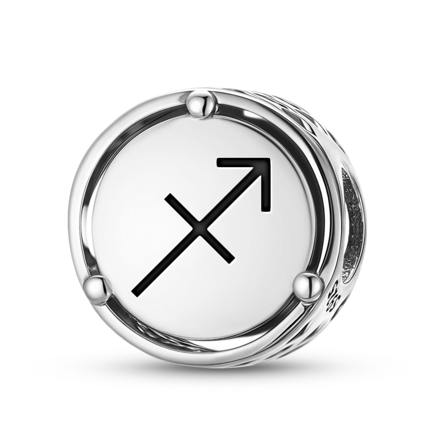 925 Sterling Silver Astrology Sagittarius Charms For Bracelets & Necklaces Pendants Beads Jewelry Fit Pan Bracelet Bible Verse Charm Prayer Faith Religious Gifts For Women