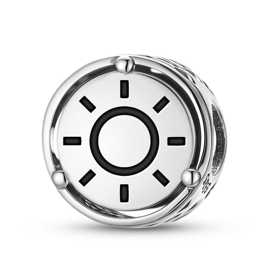 925 Sterling Silver Astrology Sun Charms For Bracelets & Necklaces Pendants Beads Jewelry Fit Pan Bracelet Bible Verse Charm Prayer Faith Religious Gifts For Women