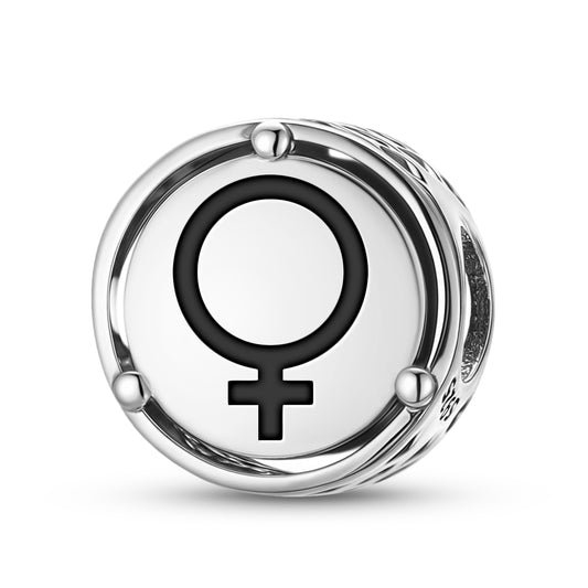 925 Sterling Silver Astrology Venus Charms For Bracelets & Necklaces Pendants Beads Jewelry Fit Pan Bracelet Bible Verse Charm Prayer Faith Religious Gifts For Women