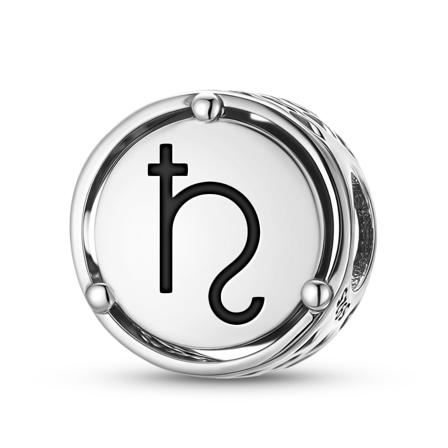 925 Sterling Silver Astrology Saturn Charms For Bracelets & Necklaces Pendants Beads Jewelry Fit Pan Bracelet Bible Verse Charm Prayer Faith Religious Gifts For Women