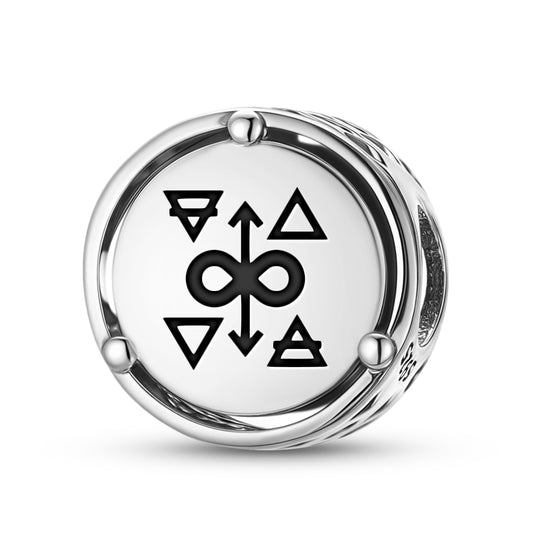925 Sterling Silver Tarot The Magician Charms For Bracelets & Necklaces Pendants Beads Jewelry Fit Pan Bracelet Bible Verse Charm Prayer Faith Religious Gifts For Women