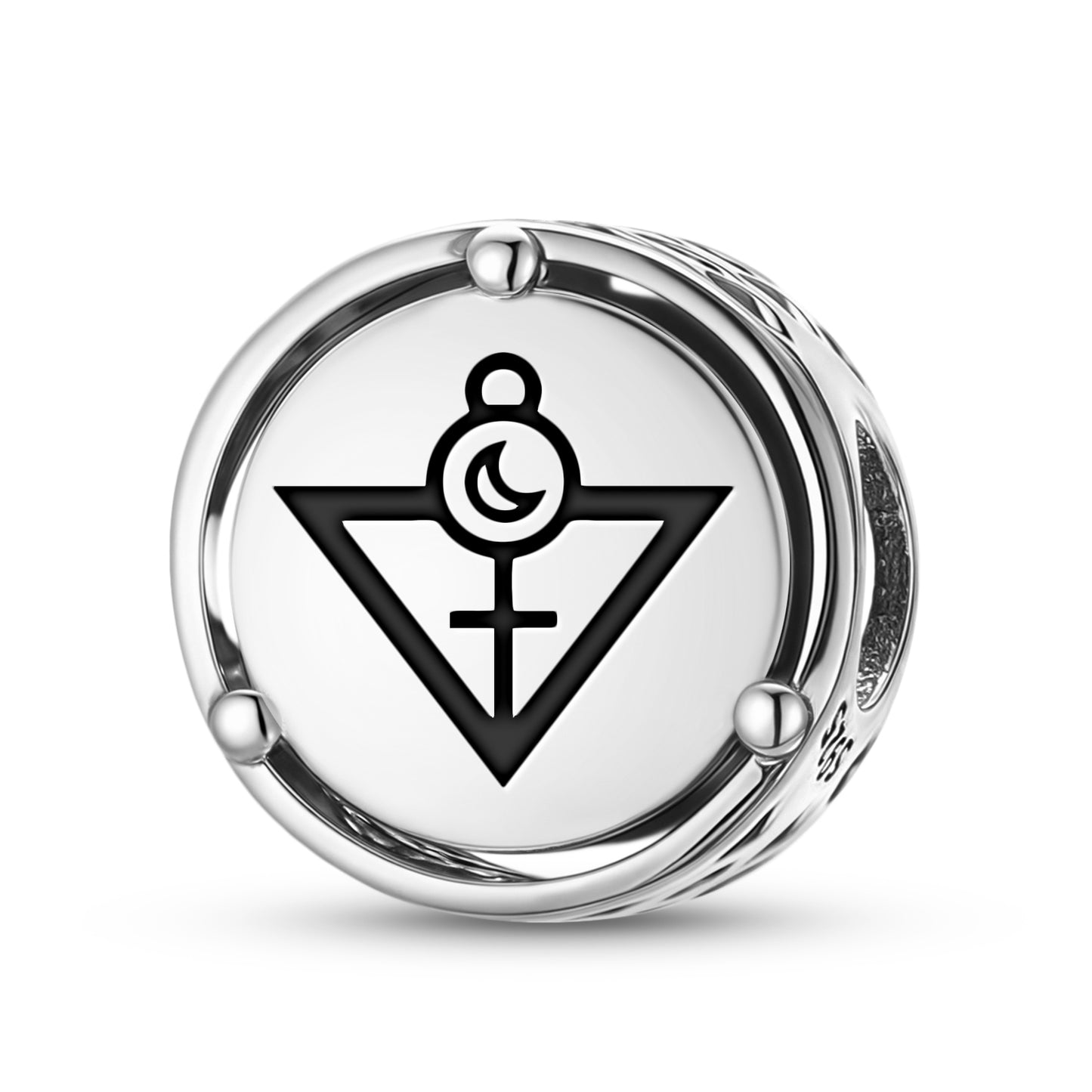 925 Sterling Silver Tarot The High Priestess Charms For Bracelets & Necklaces Pendants Beads Jewelry Fit Pan Bracelet Bible Verse Charm Prayer Faith Religious Gifts For Women