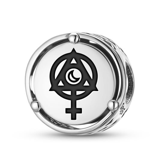 925 Sterling Silver Tarot The Empress Charms For Bracelets & Necklaces Pendants Beads Jewelry Fit Pan Bracelet Bible Verse Charm Prayer Faith Religious Gifts For Women