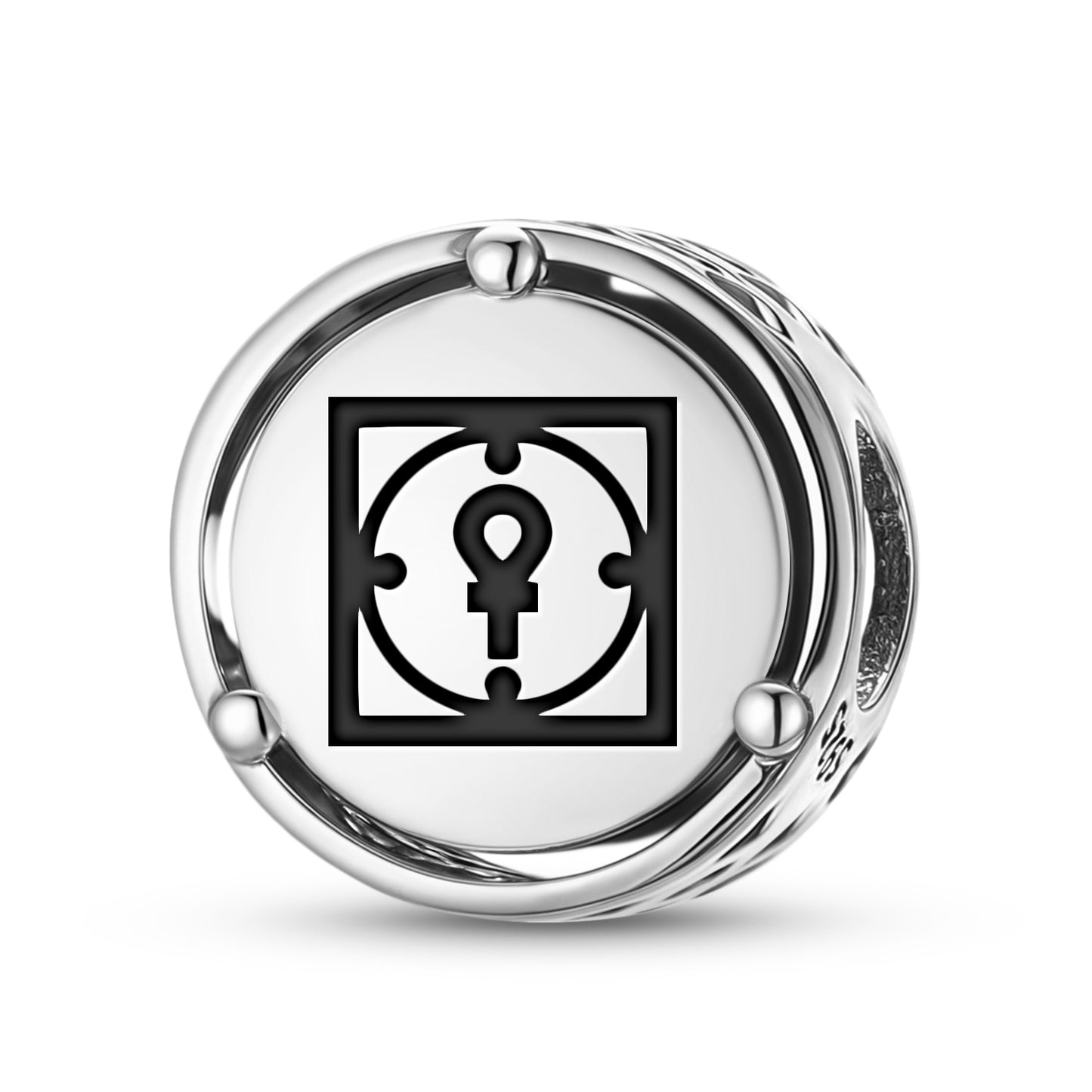 925 Sterling Silver Tarot The Emperor Charms For Bracelets & Necklaces Pendants Beads Jewelry Fit Pan Bracelet Bible Verse Charm Prayer Faith Religious Gifts For Women