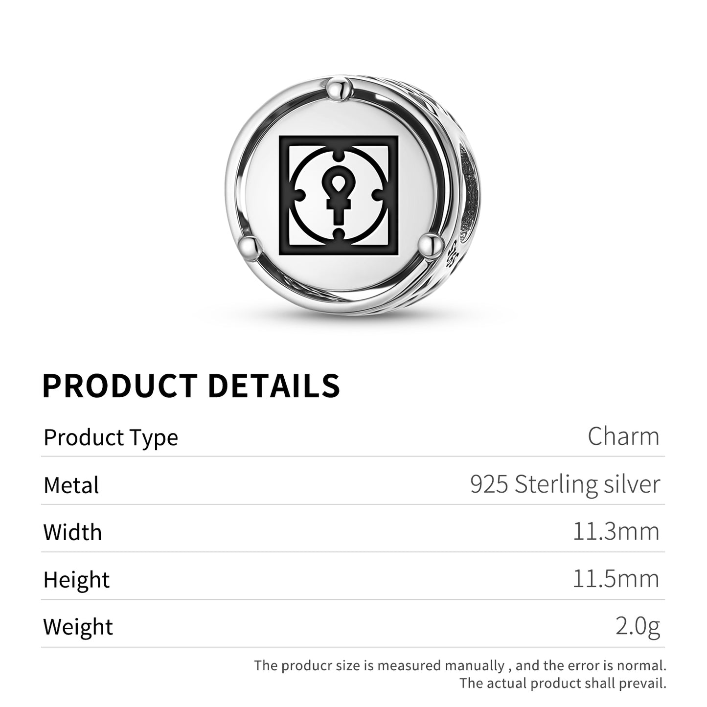 925 Sterling Silver Tarot The Emperor Charms For Bracelets & Necklaces Pendants Beads Jewelry Fit Pan Bracelet Bible Verse Charm Prayer Faith Religious Gifts For Women