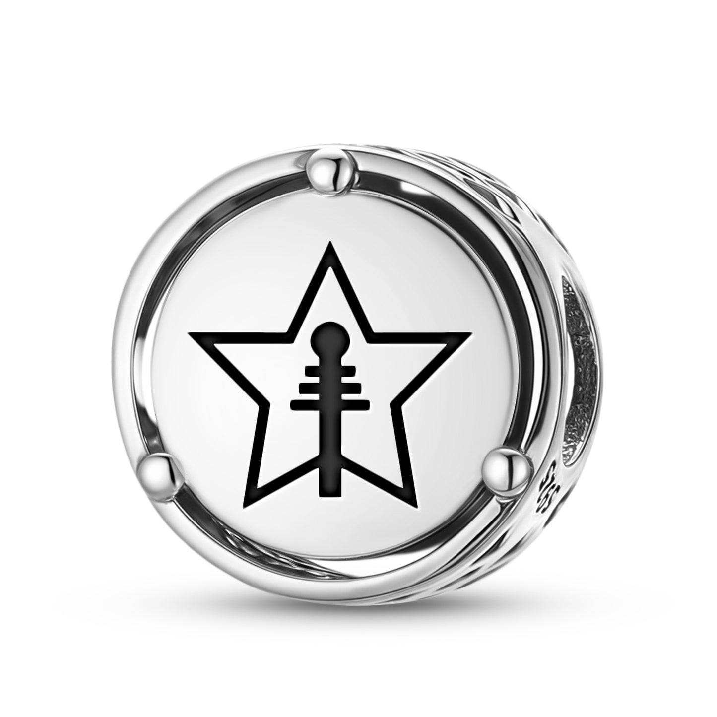 925 Sterling Silver Tarot The Hierophant Charms For Bracelets & Necklaces Pendants Beads Jewelry Fit Pan Bracelet Bible Verse Charm Prayer Faith Religious Gifts For Women