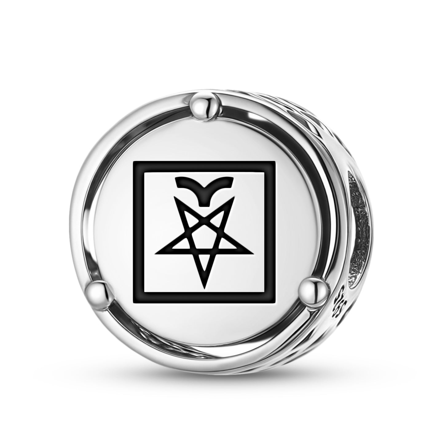 925 Sterling Silver Tarot The Devil Charms For Bracelets & Necklaces Pendants Beads Jewelry Fit Pan Bracelet Bible Verse Charm Prayer Faith Religious Gifts For Women