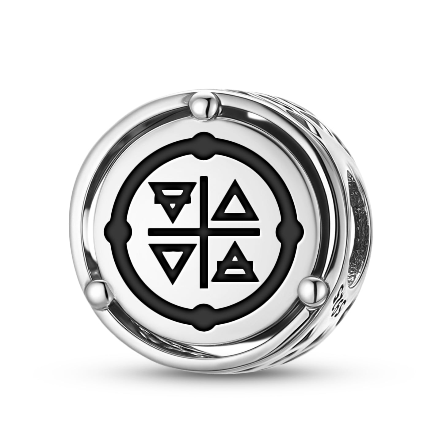 925 Sterling Silver Tarot The World Charms For Bracelets & Necklaces Pendants Beads Jewelry Fit Pan Bracelet Bible Verse Charm Prayer Faith Religious Gifts For Women
