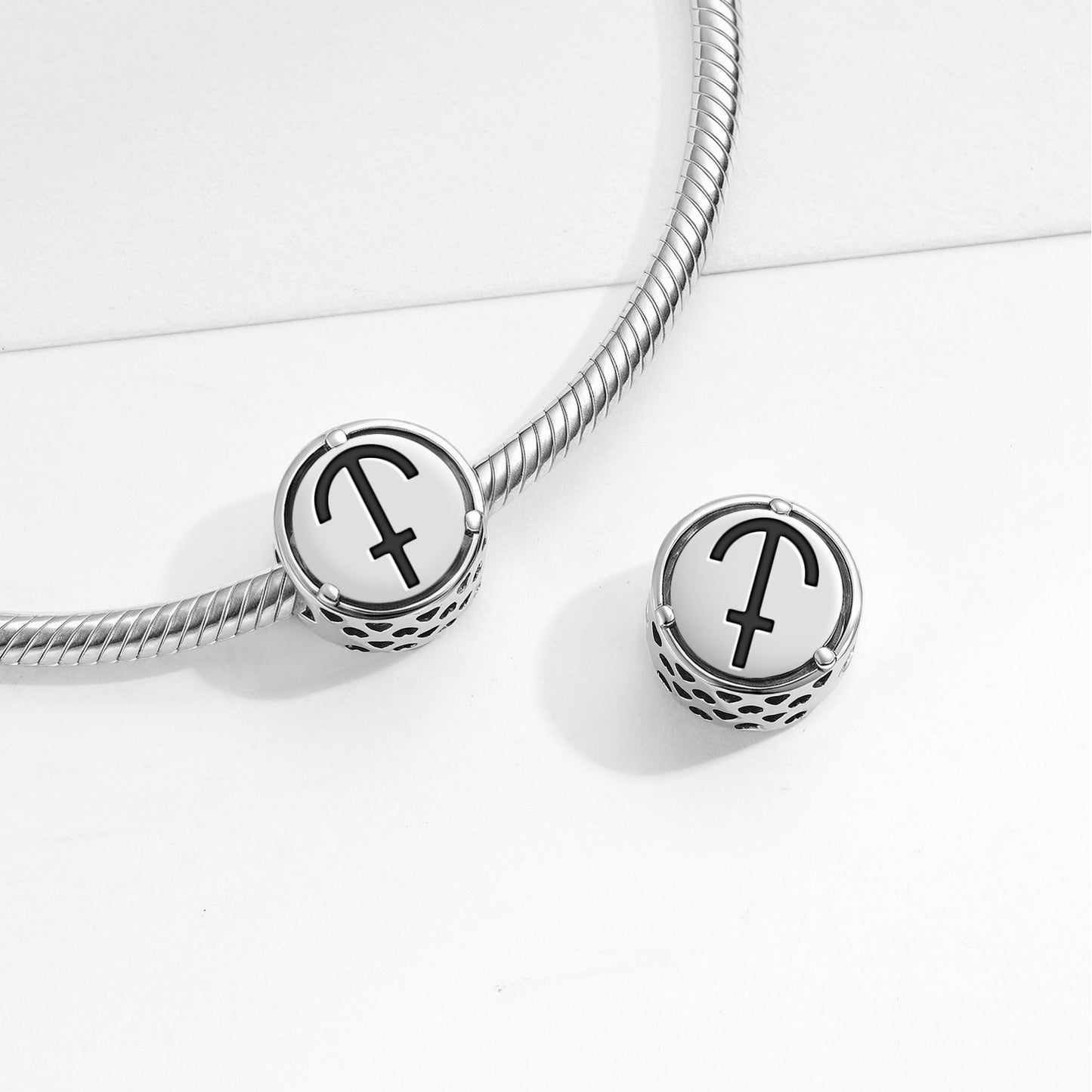 925 Sterling Silver Greek Mythology Chronos Charms For Bracelets & Necklaces Pendants Beads Jewelry Fit Pan Bracelet Bible Verse Charm Prayer Faith Religious Gifts For Women