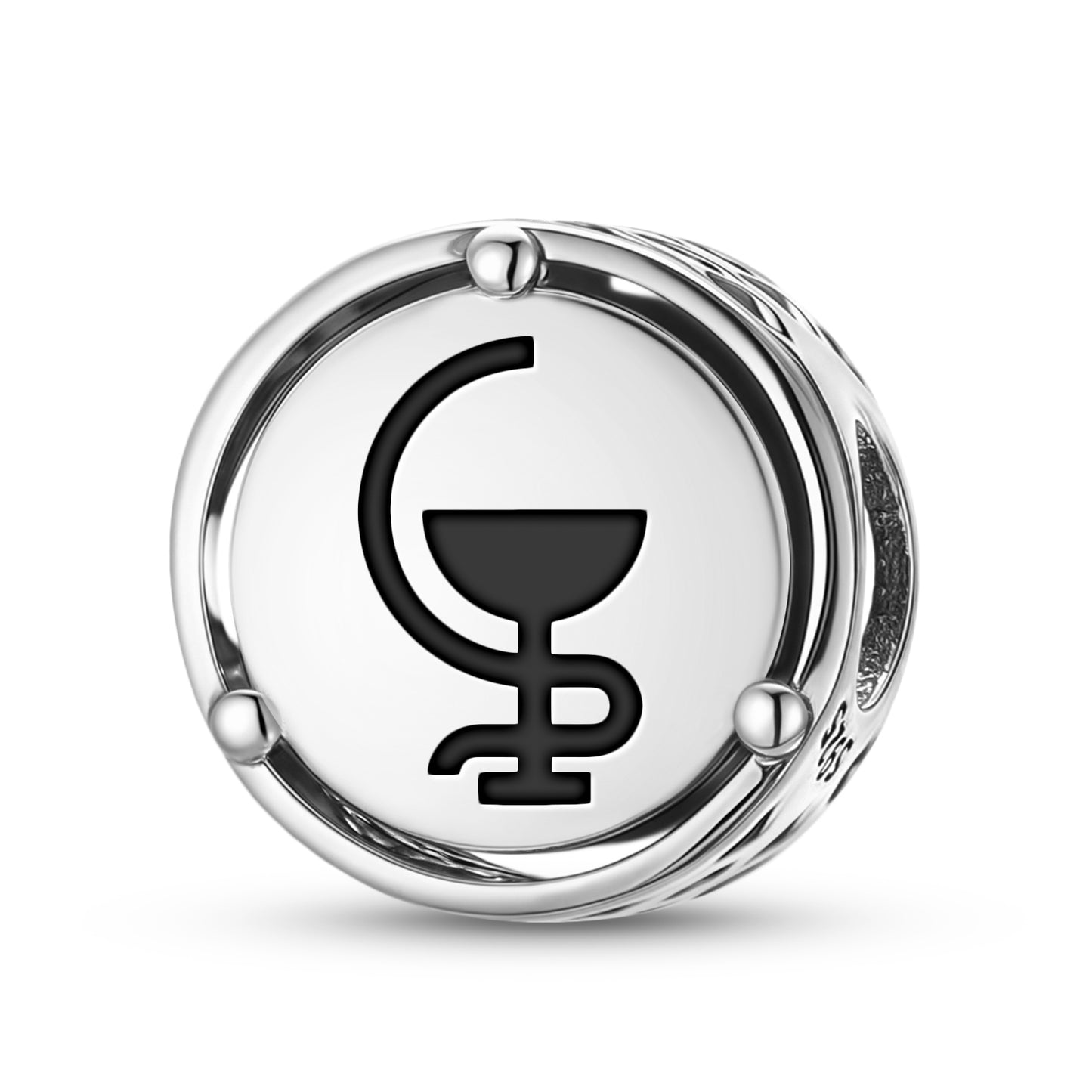 925 Sterling Silver Greek Mythology Hygeia Charms For Bracelets & Necklaces Pendants Beads Jewelry Fit Pan Bracelet Bible Verse Charm Prayer Faith Religious Gifts For Women