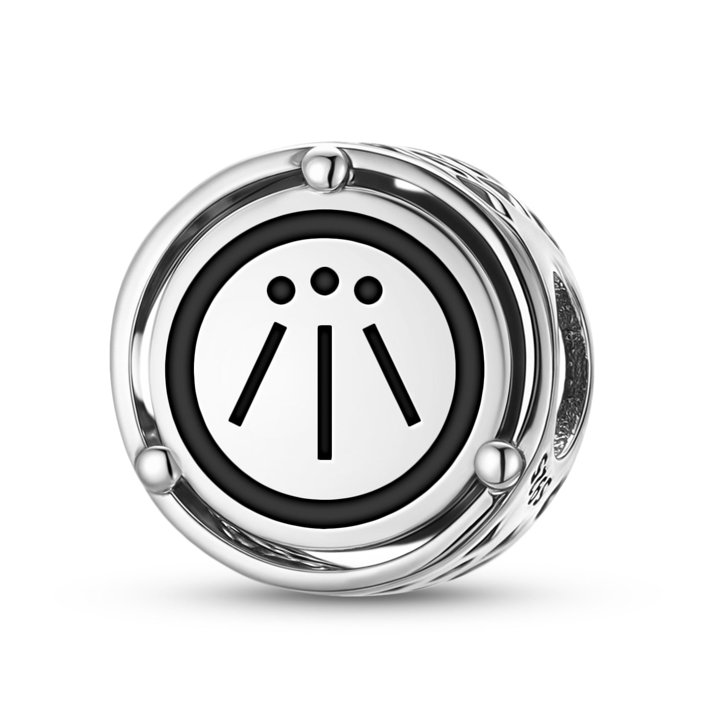 925 Sterling Silver Celtic Awen Charms For Bracelets & Necklaces Pendants Beads Jewelry Fit Pan Bracelet Bible Verse Charm Prayer Faith Religious Gifts For Women