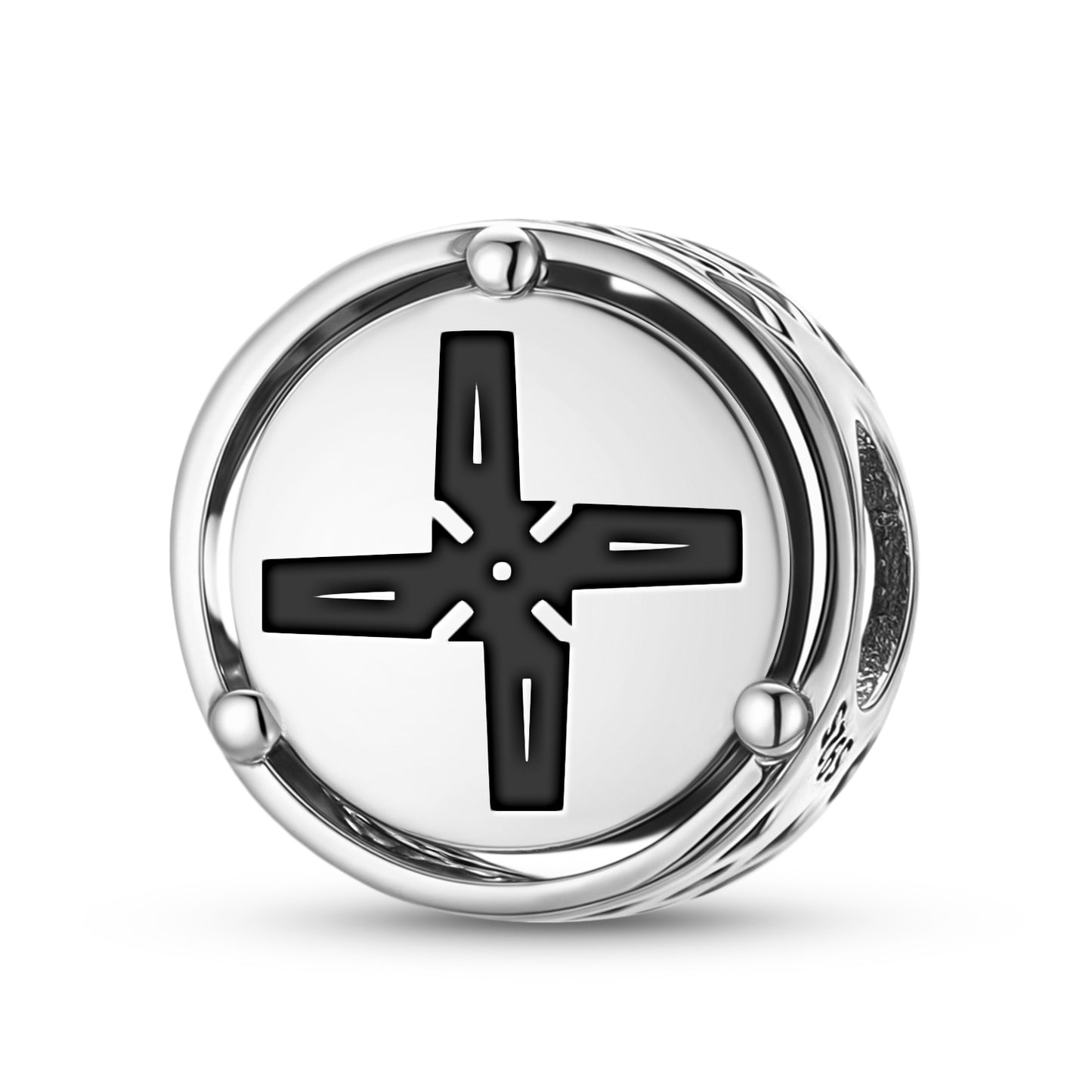 925 Sterling Silver Celtic Brigid’s Cross Charms For Bracelets & Necklaces Pendants Beads Jewelry Fit Pan Bracelet Bible Verse Charm Prayer Faith Religious Gifts For Women
