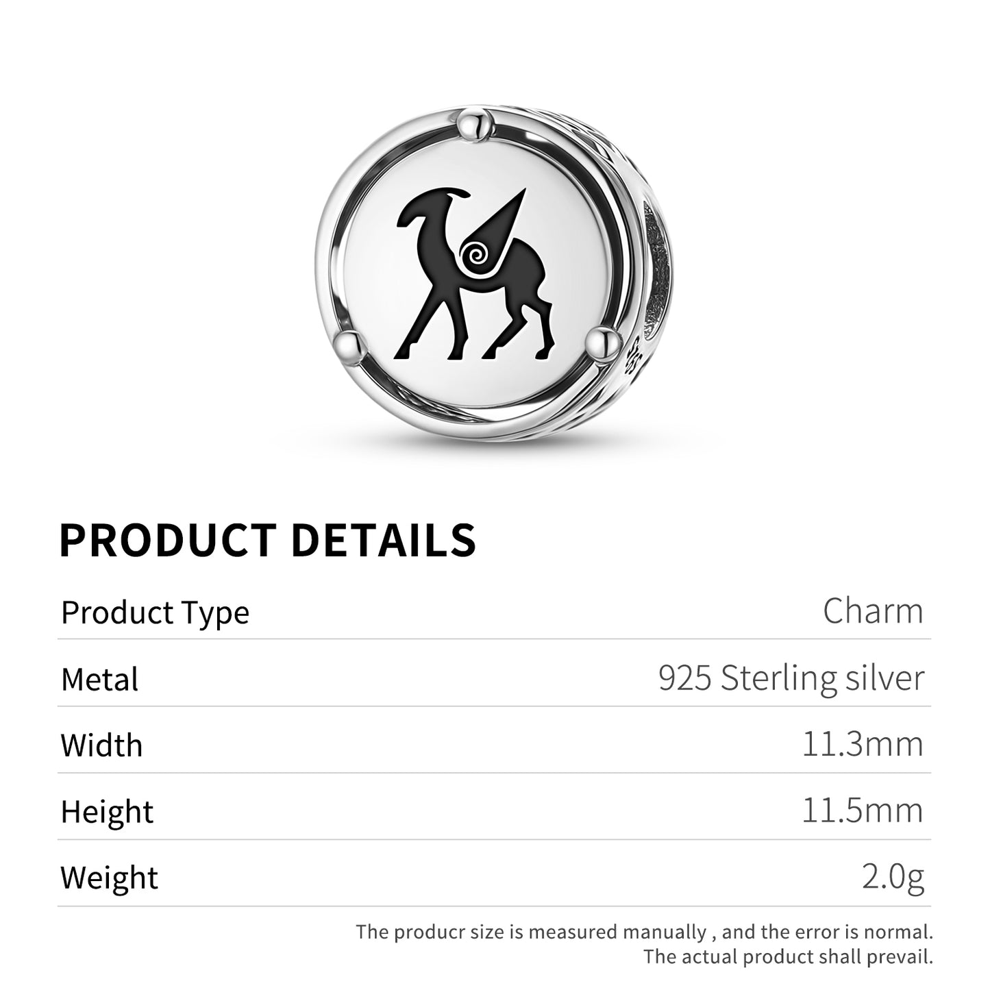 925 Sterling Silver Celtic The Stag Charms For Bracelets & Necklaces Pendants Beads Jewelry Fit Pan Bracelet Bible Verse Charm Prayer Faith Religious Gifts For Women