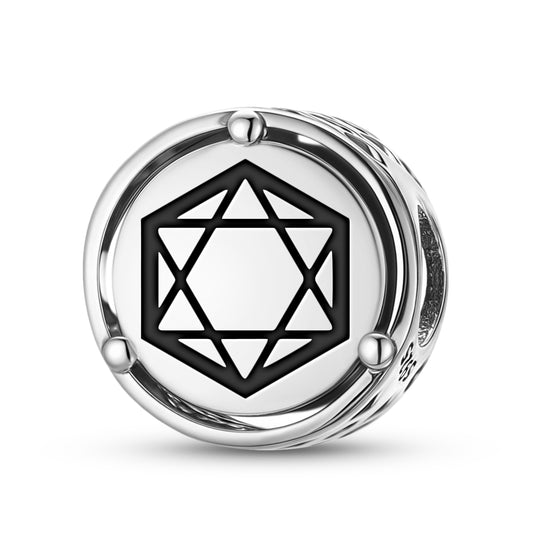 925 Sterling Silver Sacred Geometry Octahedron Charms For Bracelets & Necklaces Pendants Beads Jewelry Fit Pan Bracelet Bible Verse Charm Prayer Faith Religious Gifts For Women