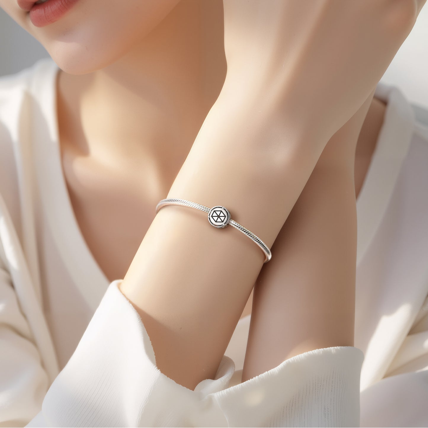 925 Sterling Silver Sacred Geometry Cube Charms For Bracelets & Necklaces Pendants Beads Jewelry Fit Pan Bracelet Bible Verse Charm Prayer Faith Religious Gifts For Women
