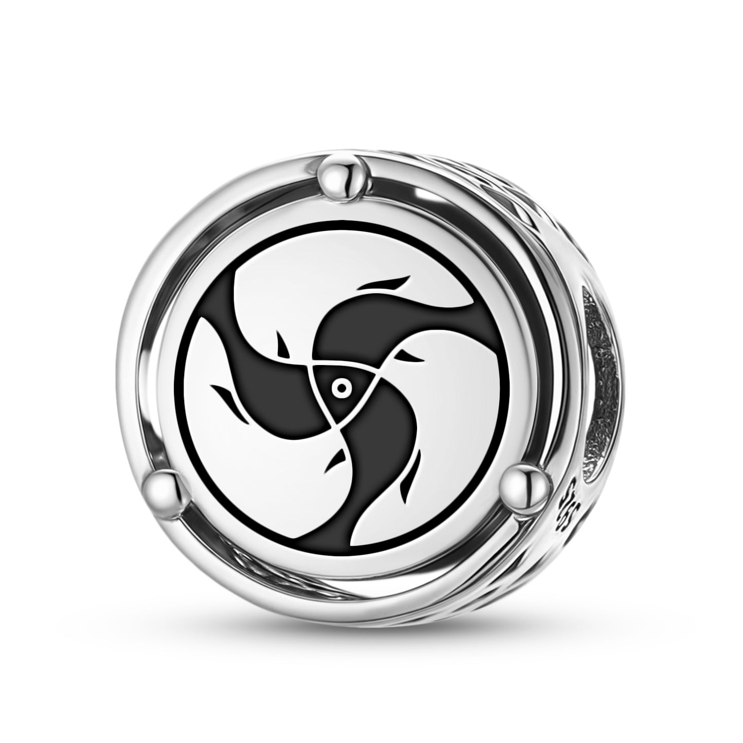 925 Sterling Silver Three Fish Head Charms For Bracelets & Necklaces Pendants Beads Jewelry Fit Pan Bracelet Bible Verse Charm Prayer Faith Religious Gifts For Women