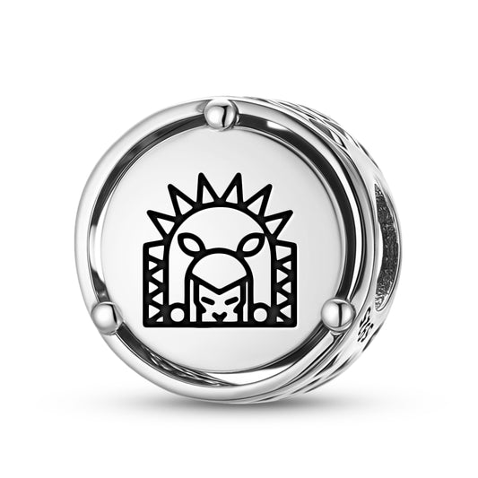 925 Sterling Silver Mayan Ah Kin Mayan Priest Charms For Bracelets & Necklaces Pendants Beads Jewelry Fit Pan Bracelet Charm Ethnic Cultural Symbols Gifts For Women