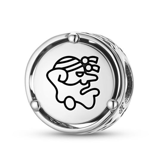 925 Sterling Silver Mayan Ek Chuah Charms For Bracelets & Necklaces Pendants Beads Jewelry Fit Pan Bracelet Charm Ethnic Cultural Symbols Gifts For Women