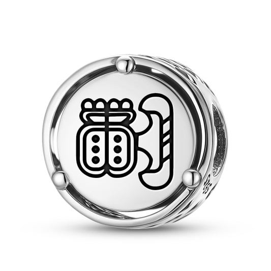 925 Sterling Silver Mayan Cold House Charms For Bracelets & Necklaces Pendants Beads Jewelry Fit Pan Bracelet Charm Ethnic Cultural Symbols Gifts For Women