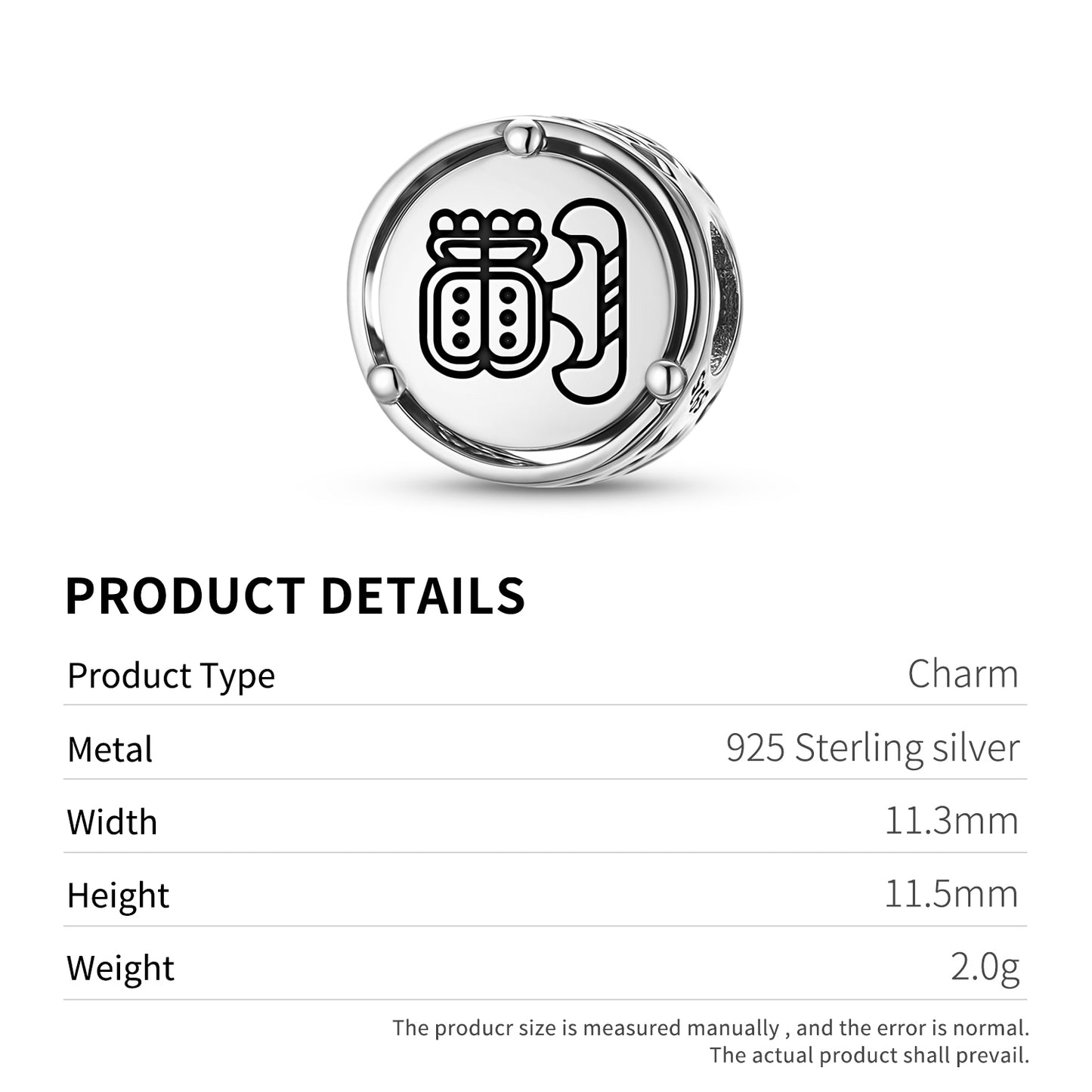 925 Sterling Silver Mayan Cold House Charms For Bracelets & Necklaces Pendants Beads Jewelry Fit Pan Bracelet Charm Ethnic Cultural Symbols Gifts For Women