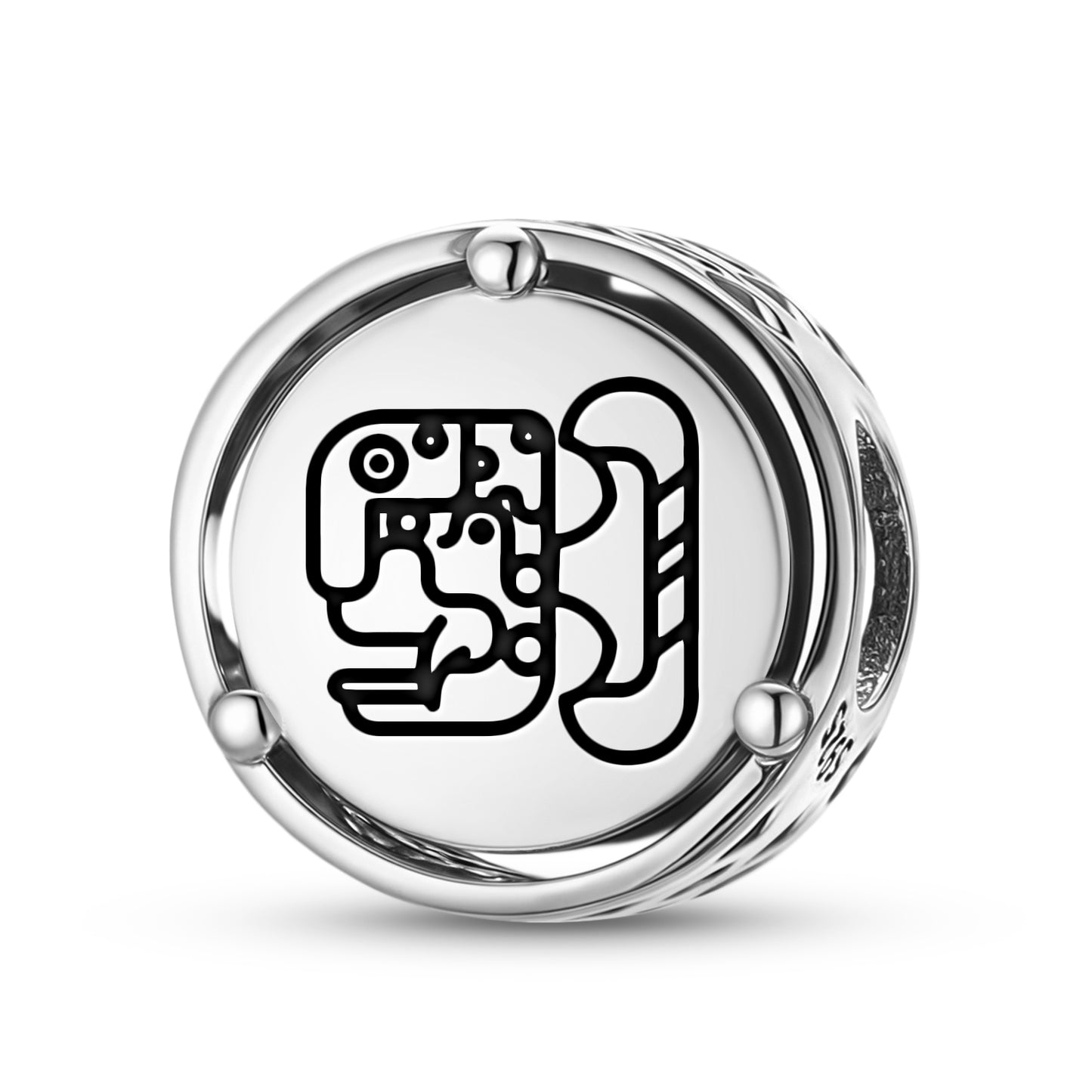 925 Sterling Silver Mayan Jaguar House Charms For Bracelets & Necklaces Pendants Beads Jewelry Fit Pan Bracelet Charm Ethnic Cultural Symbols Gifts For Women