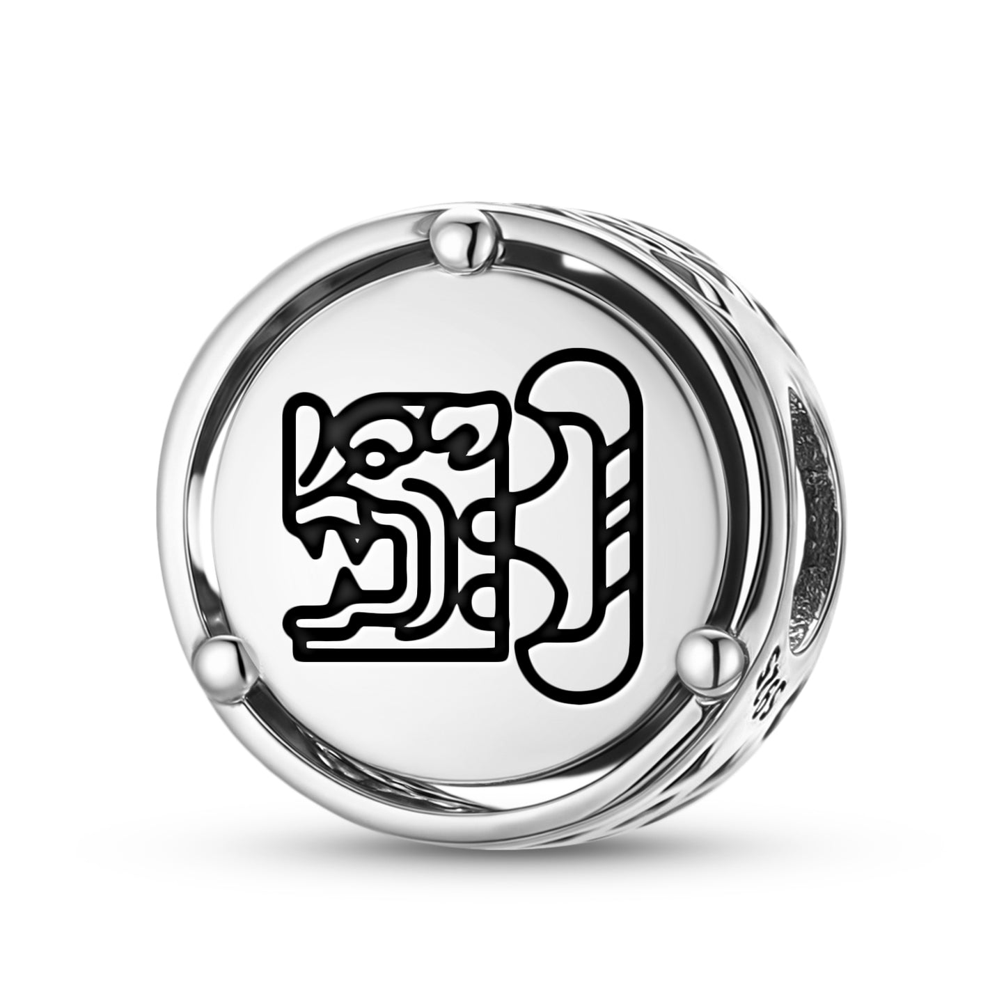 925 Sterling Silver Mayan Bat House Charms For Bracelets & Necklaces Pendants Beads Jewelry Fit Pan Bracelet Charm Ethnic Cultural Symbols Gifts For Women