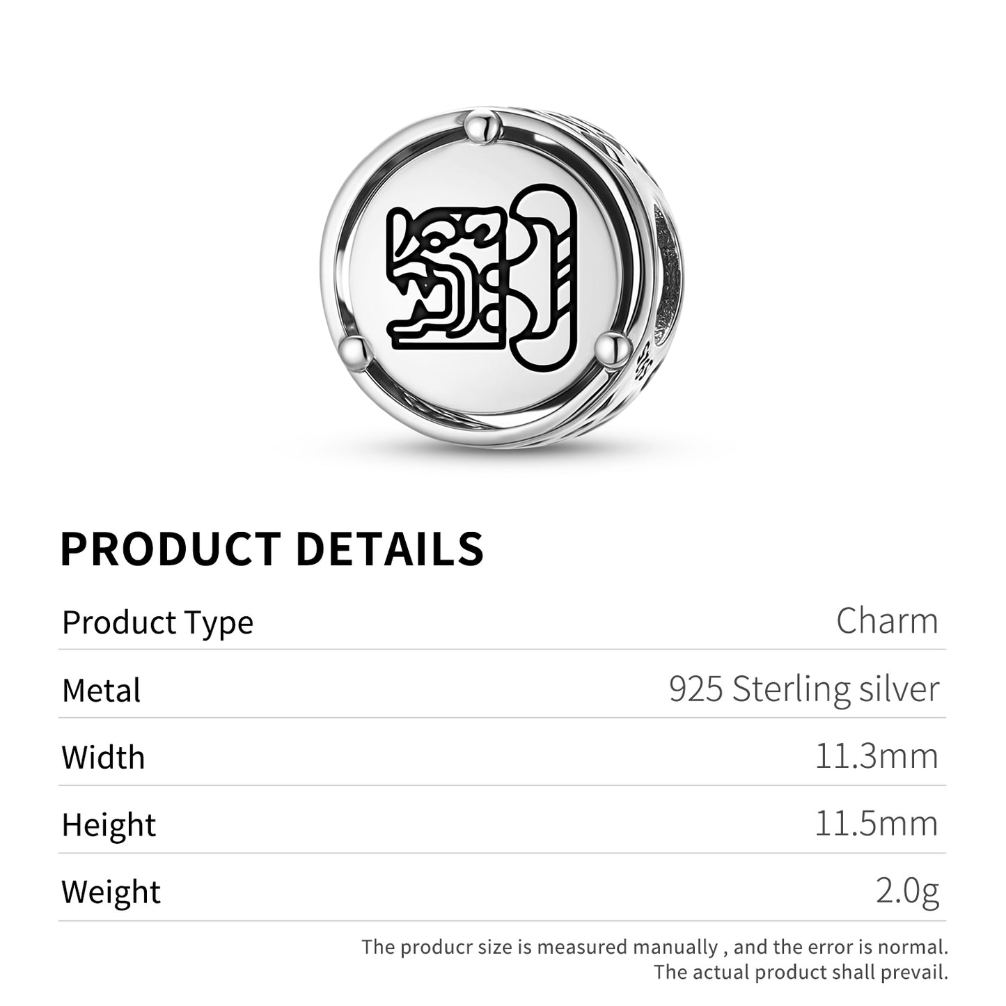 925 Sterling Silver Mayan Bat House Charms For Bracelets & Necklaces Pendants Beads Jewelry Fit Pan Bracelet Charm Ethnic Cultural Symbols Gifts For Women