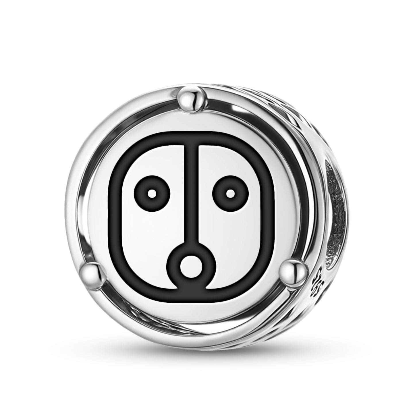 925 Sterling Silver Mayan Ahau Charms For Bracelets & Necklaces Pendants Beads Jewelry Fit Pan Bracelet Charm Ethnic Cultural Symbols Gifts For Women