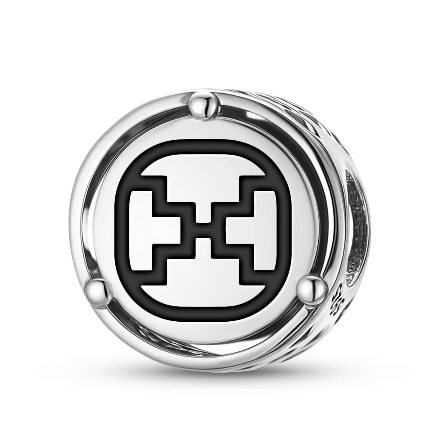 925 Sterling Silver Mayan Etznab Charms For Bracelets & Necklaces Pendants Beads Jewelry Fit Pan Bracelet Charm Ethnic Cultural Symbols Gifts For Women