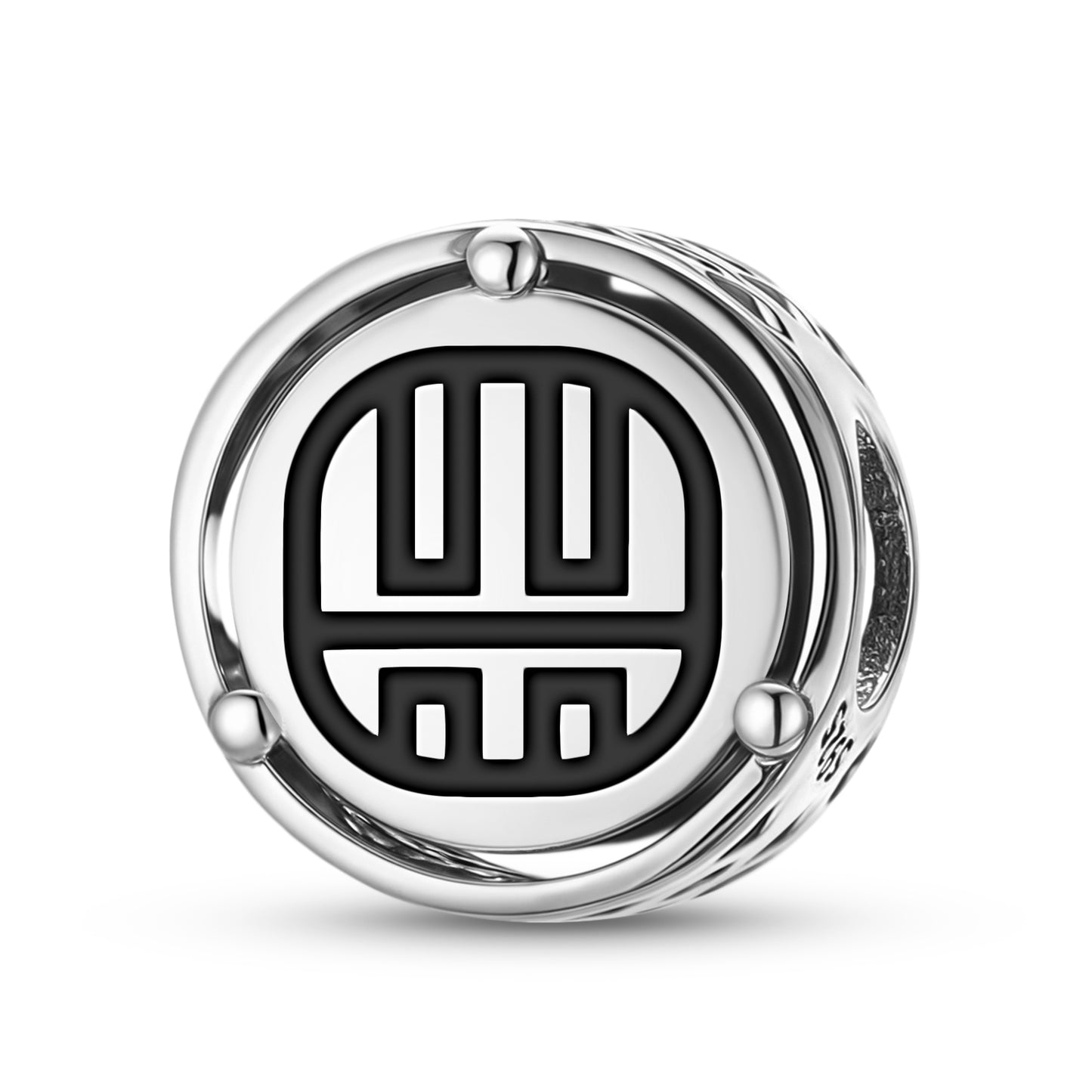 925 Sterling Silver Mayan B’en Charms For Bracelets & Necklaces Pendants Beads Jewelry Fit Pan Bracelet Charm Ethnic Cultural Symbols Gifts For Women