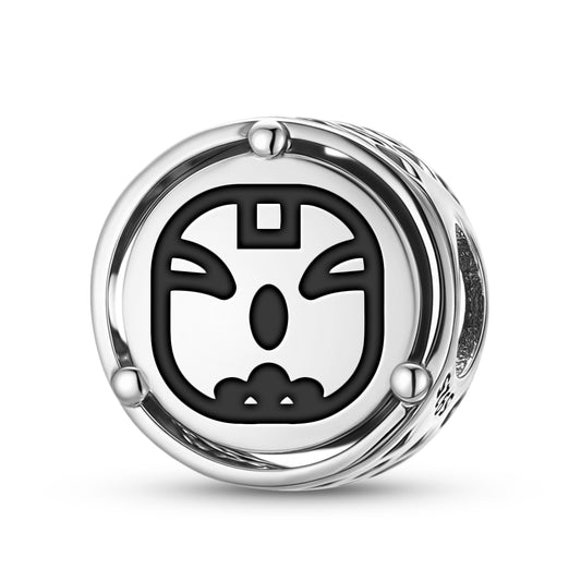 925 Sterling Silver Mayan Chuwen Charms For Bracelets & Necklaces Pendants Beads Jewelry Fit Pan Bracelet Charm Ethnic Cultural Symbols Gifts For Women