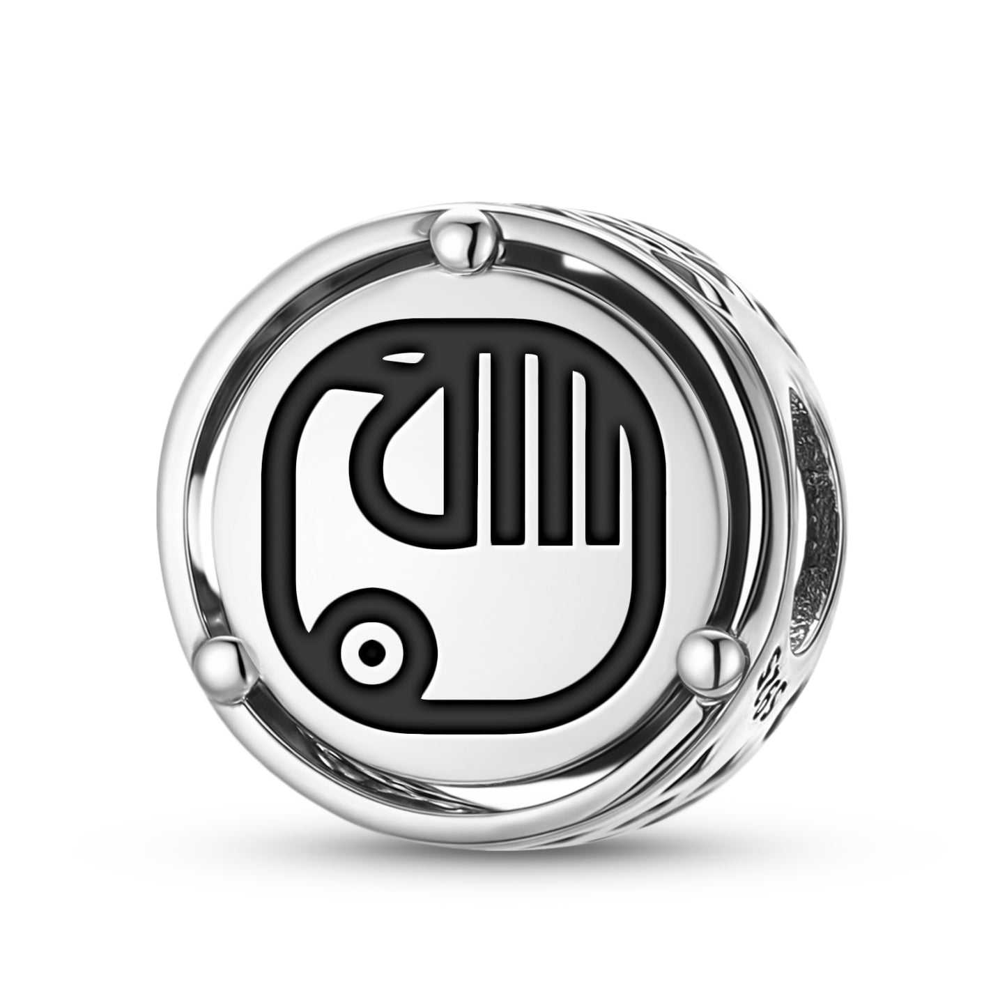 925 Sterling Silver Mayan Manik Charms For Bracelets & Necklaces Pendants Beads Jewelry Fit Pan Bracelet Charm Ethnic Cultural Symbols Gifts For Women