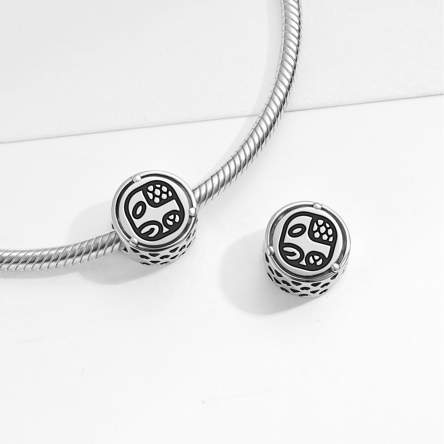925 Sterling Silver Mayan Chiccan Charms For Bracelets & Necklaces Pendants Beads Jewelry Fit Pan Bracelet Charm Ethnic Cultural Symbols Gifts For Women
