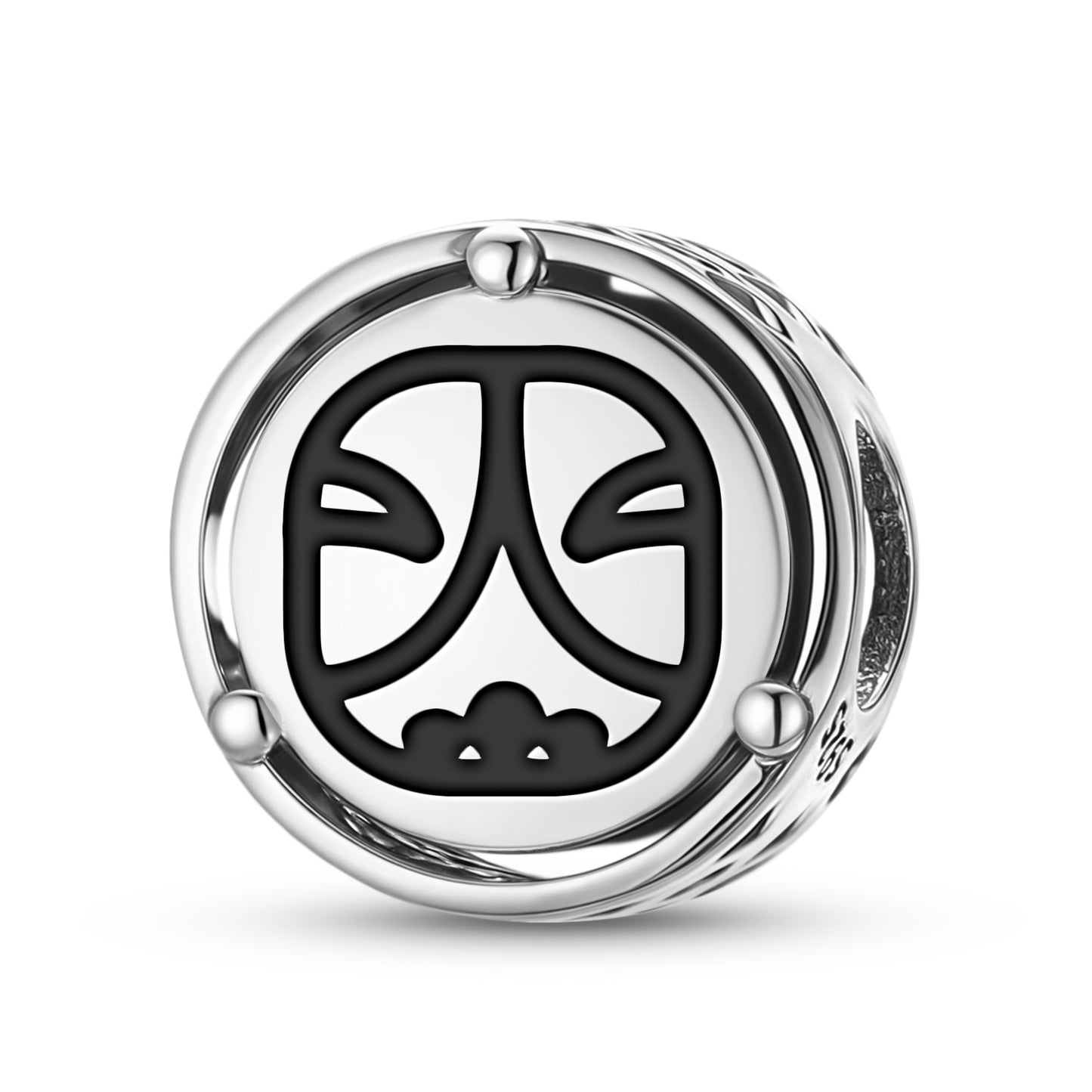 925 Sterling Silver Mayan Akbal Charms For Bracelets & Necklaces Pendants Beads Jewelry Fit Pan Bracelet Charm Ethnic Cultural Symbols Gifts For Women