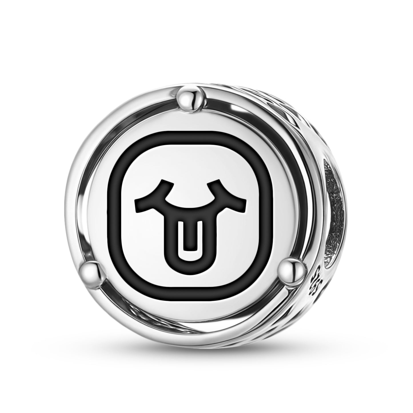 925 Sterling Silver Mayan Ik Charms For Bracelets & Necklaces Pendants Beads Jewelry Fit Pan Bracelet Charm Ethnic Cultural Symbols Gifts For Women