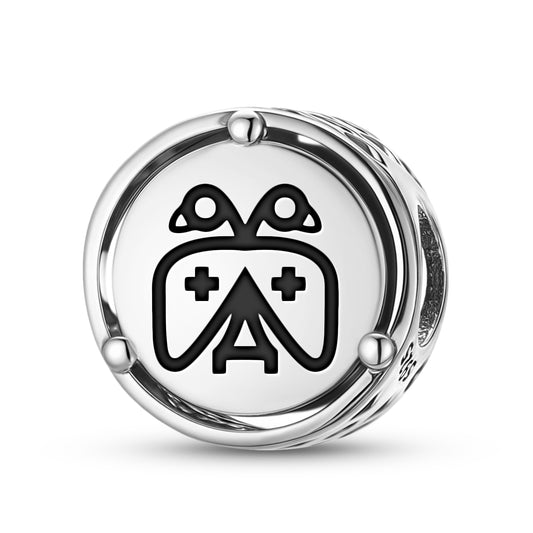 925 Sterling Silver Mapuche The Hawk Charms For Bracelets & Necklaces Pendants Beads Jewelry Fit Pan Bracelet Charm Ethnic Cultural Symbols Gifts For Women