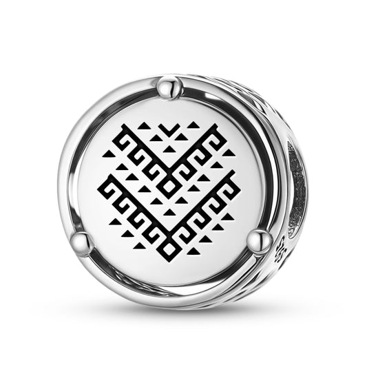 925 Sterling Silver Mapuche Külpuwe Ñimin Charms For Bracelets & Necklaces Pendants Beads Jewelry Fit Pan Bracelet Charm Ethnic Cultural Symbols Gifts For Women