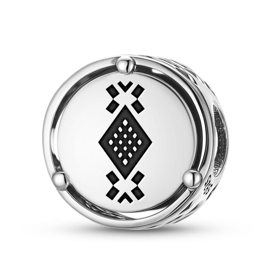 925 Sterling Silver Mapuche Pichikemenküe Anumka Charms For Bracelets & Necklaces Pendants Beads Jewelry Fit Pan Bracelet Charm Ethnic Cultural Symbols Gifts For Women