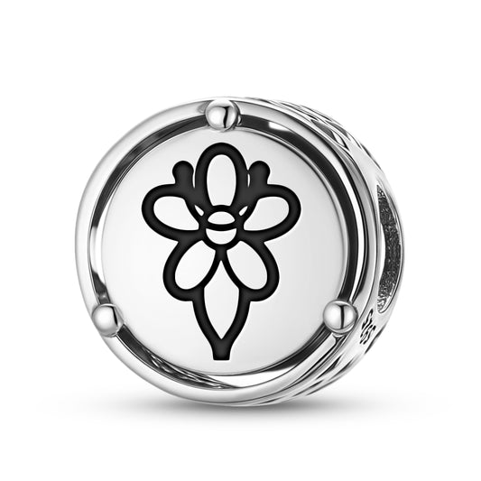 925 Sterling Silver Flowers Valerian Charms For Bracelets & Necklaces Pendants Beads Jewelry Fit Pan Bracelet Charm Ethnic Cultural Symbols Gifts For Women