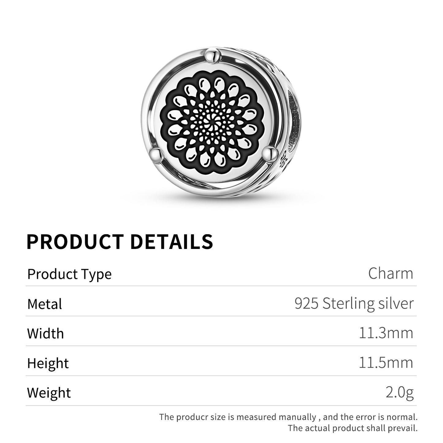925 Sterling Silver Flowers Zinnia Charms For Bracelets & Necklaces Pendants Beads Jewelry Fit Pan Bracelet Charm Ethnic Cultural Symbols Gifts For Women