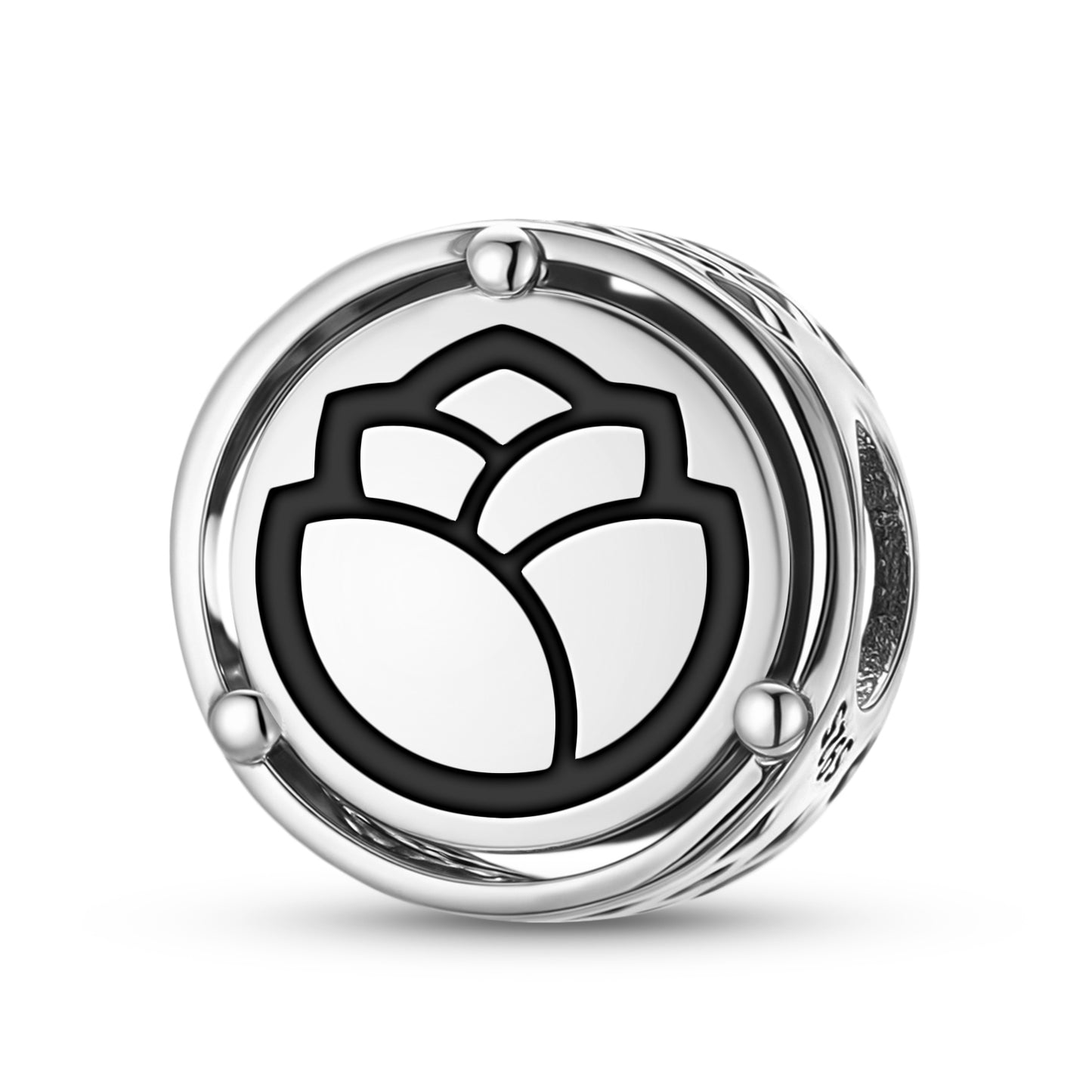 925 Sterling Silver Flowers Tulip Charms For Bracelets & Necklaces Pendants Beads Jewelry Fit Pan Bracelet Charm Ethnic Cultural Symbols Gifts For Women