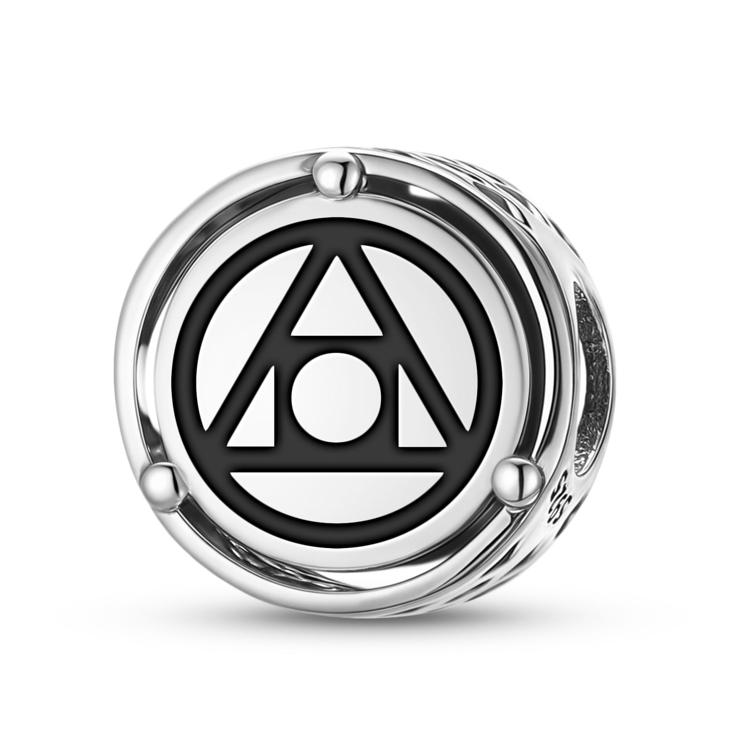 925 Sterling Silver Alchemy Philosopher’s Stone Charms For Bracelets & Necklaces Pendants Beads Jewelry Fit Pan Bracelet Charm Ethnic Cultural Symbols Gifts For Women