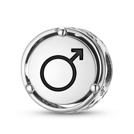 925 Sterling Silver Alchemy Iron Charms For Bracelets & Necklaces Pendants Beads Jewelry Fit Pan Bracelet Charm Ethnic Cultural Symbols Gifts For Women
