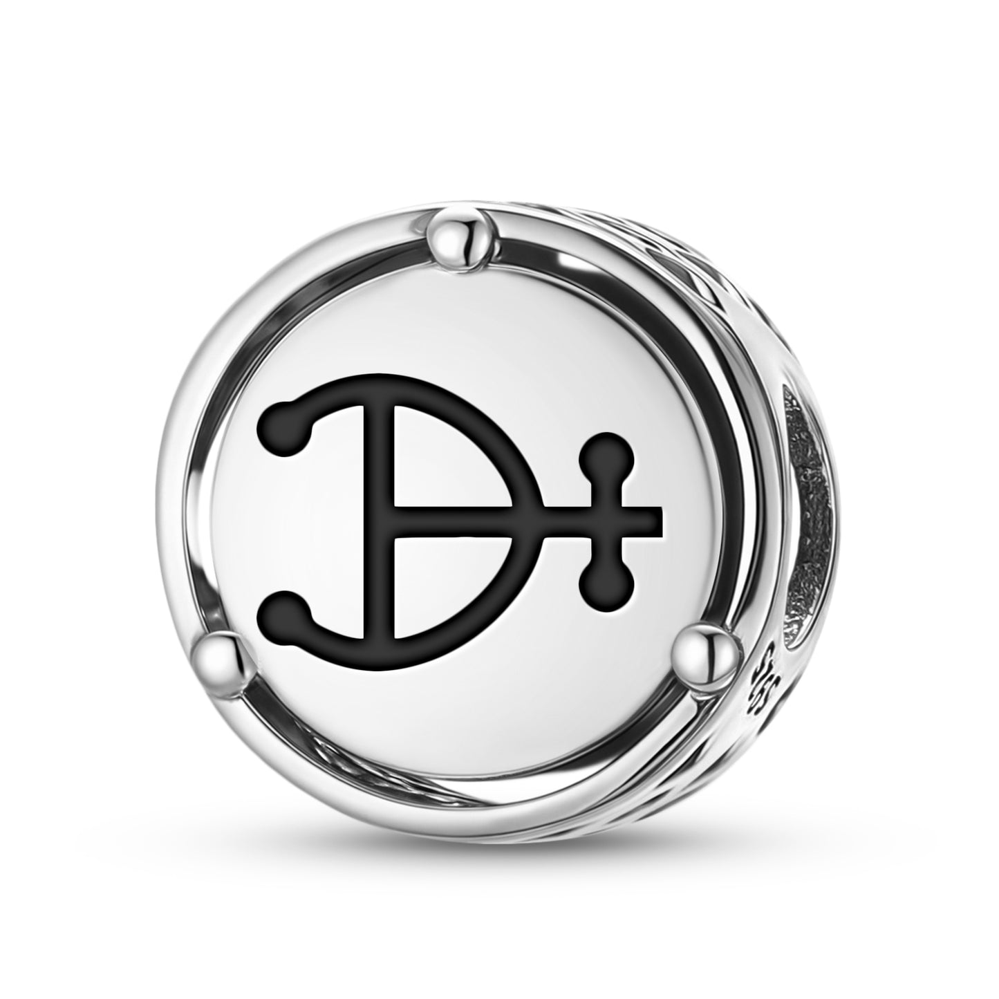 925 Sterling Silver Alchemy Magnesium Charms For Bracelets & Necklaces Pendants Beads Jewelry Fit Pan Bracelet Charm Ethnic Cultural Symbols Gifts For Women