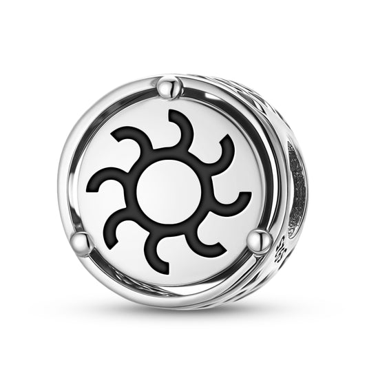 925 Sterling Silver Alchemy Gold Charms For Bracelets & Necklaces Pendants Beads Jewelry Fit Pan Bracelet Charm Ethnic Cultural Symbols Gifts For Women