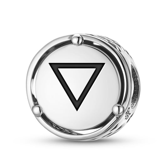 925 Sterling Silver Alchemy Water Charms For Bracelets & Necklaces Pendants Beads Jewelry Fit Pan Bracelet Charm Ethnic Cultural Symbols Gifts For Women