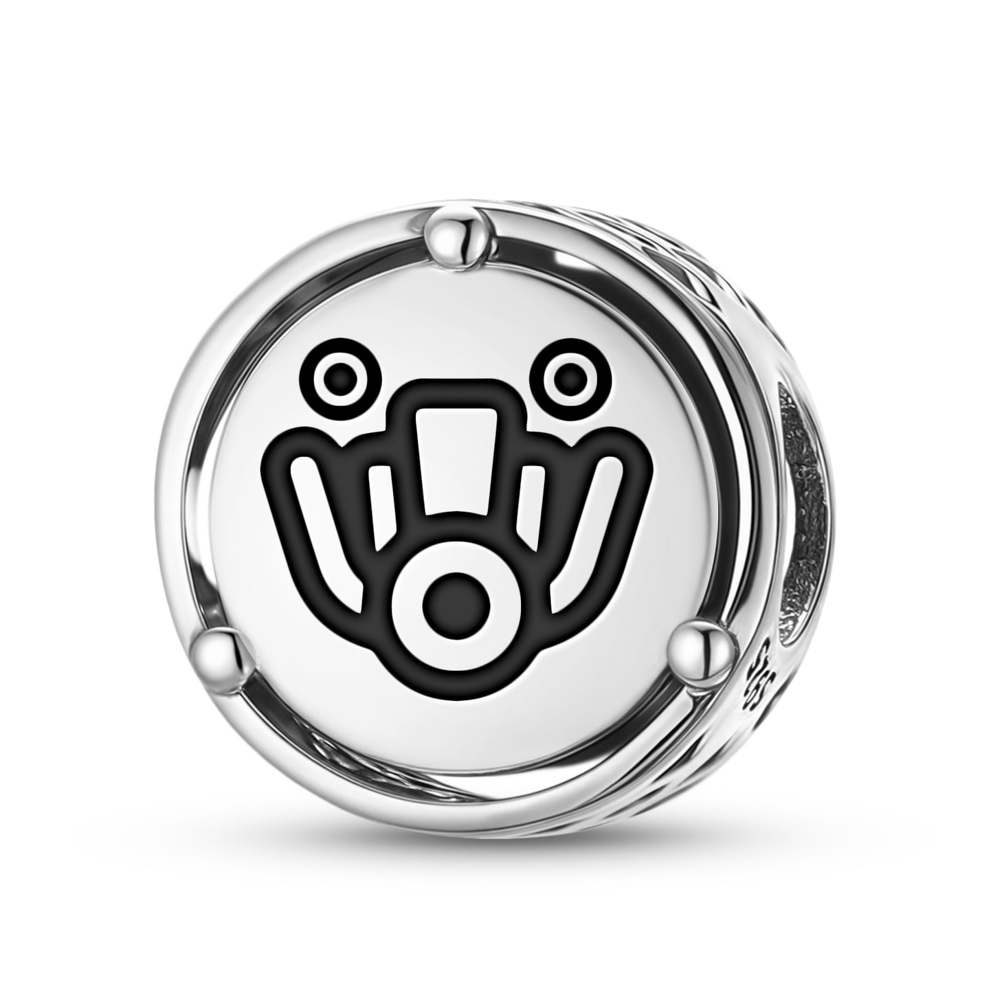 925 Sterling Silver Aztec Xochitl Charms For Bracelets & Necklaces Pendants Beads Jewelry Fit Pan Bracelet Charm Ethnic Cultural Symbols Gifts For Women