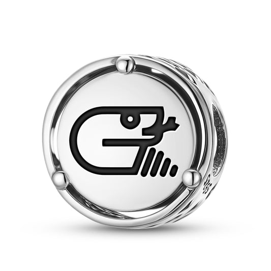 925 Sterling Silver Aztec Coatl Charms For Bracelets & Necklaces Pendants Beads Jewelry Fit Pan Bracelet Charm Ethnic Cultural Symbols Gifts For Women