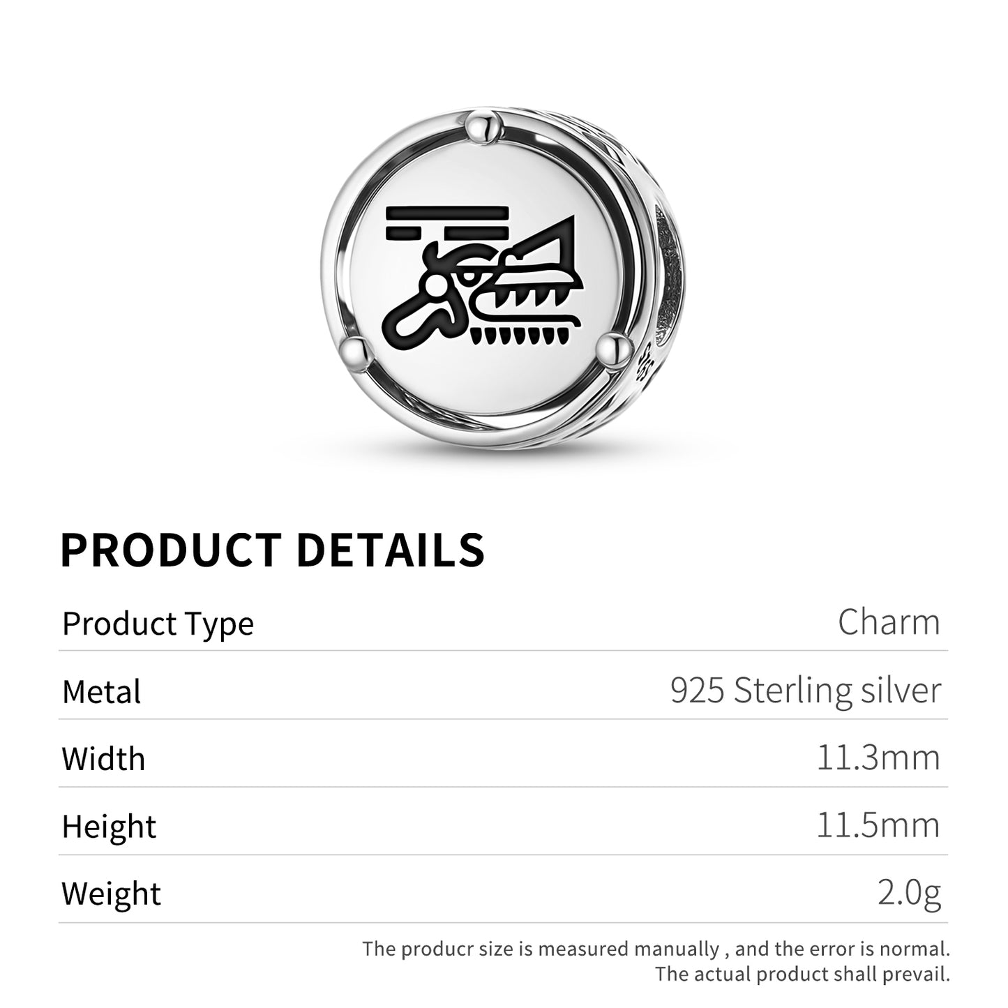 925 Sterling Silver Aztec Ehecatl Charms For Bracelets & Necklaces Pendants Beads Jewelry Fit Pan Bracelet Charm Ethnic Cultural Symbols Gifts For Women